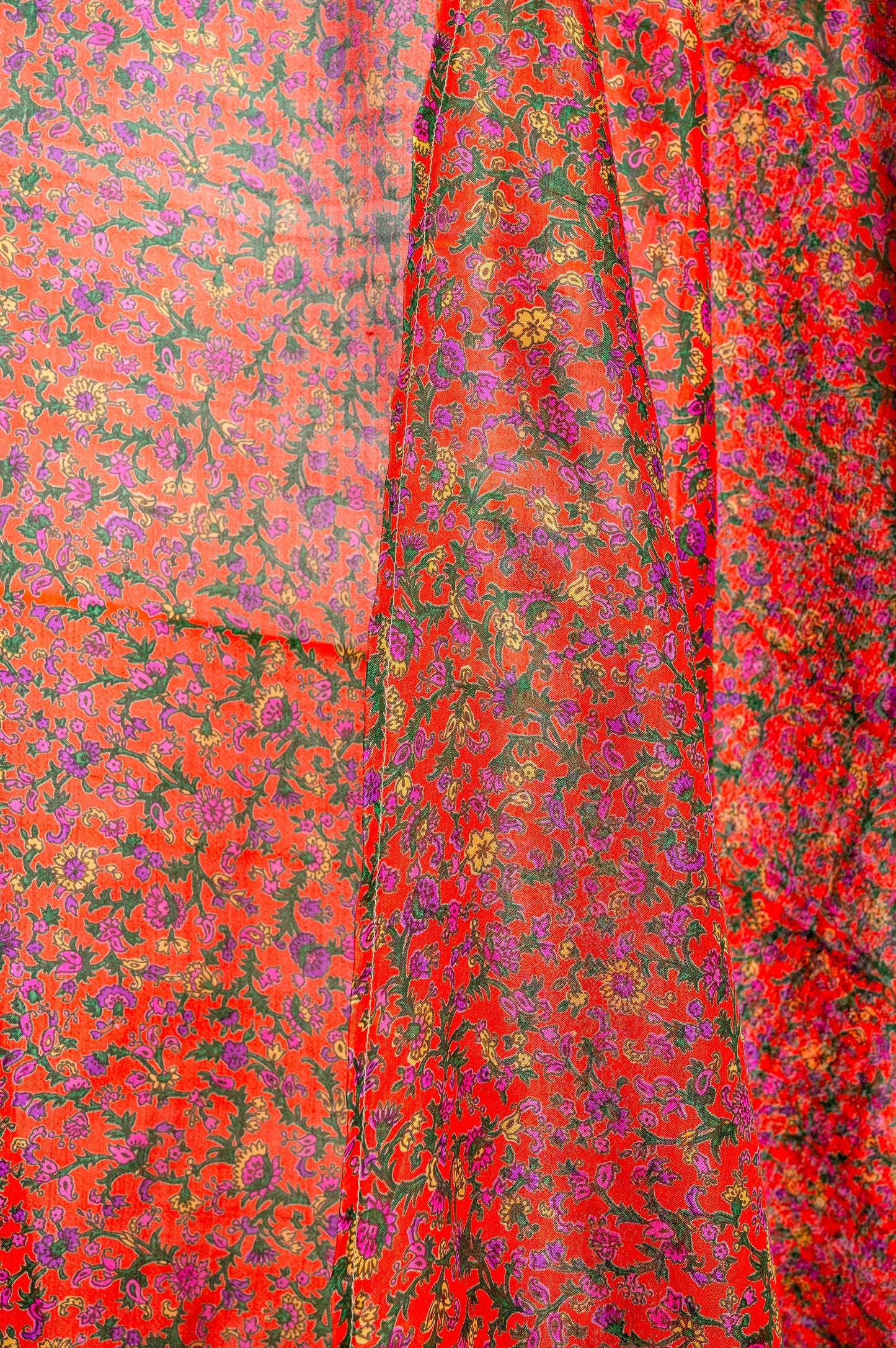 Aura wrap kimono - Earthy Red