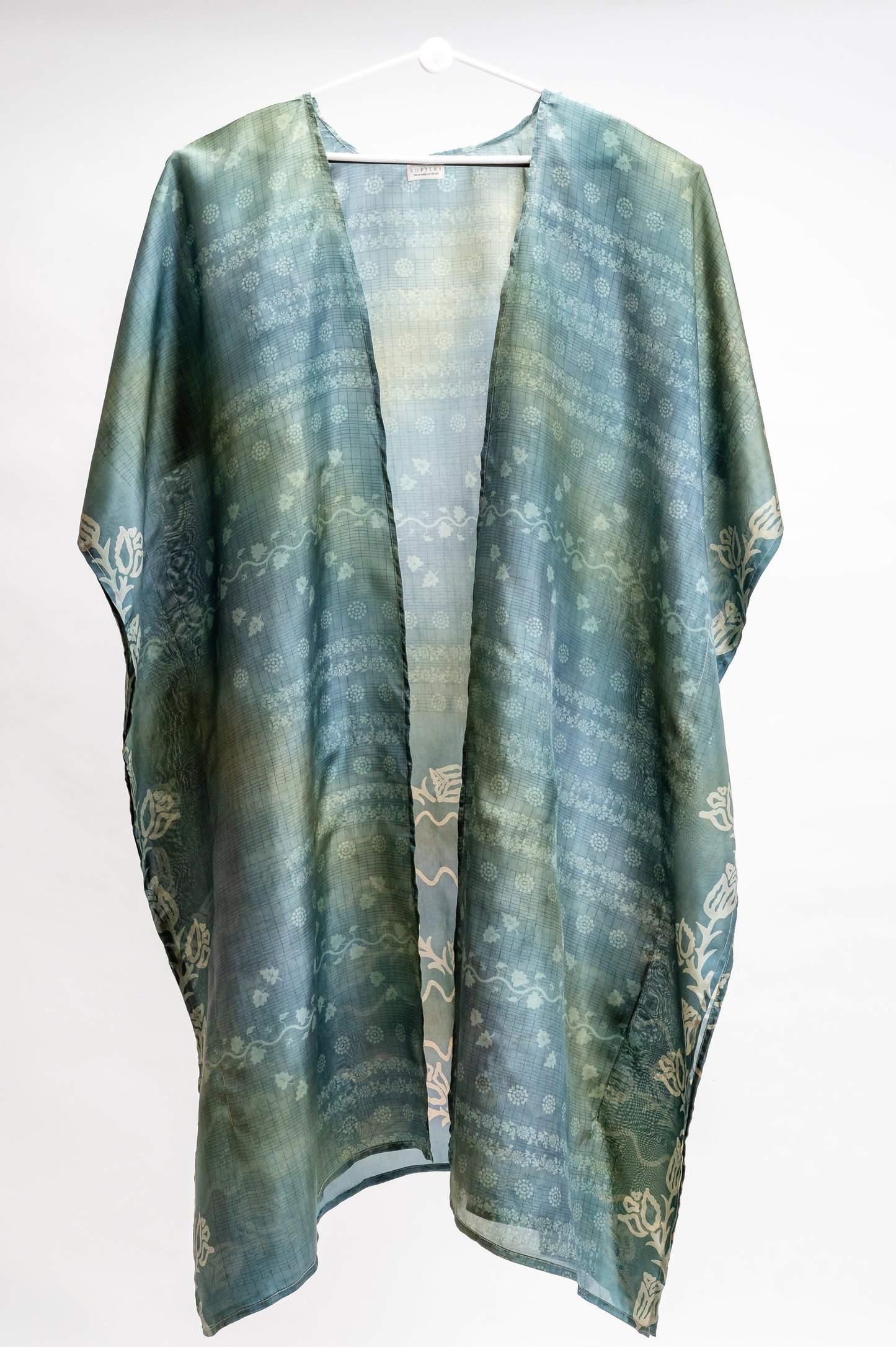 Aura wrap kimono - Morning Green