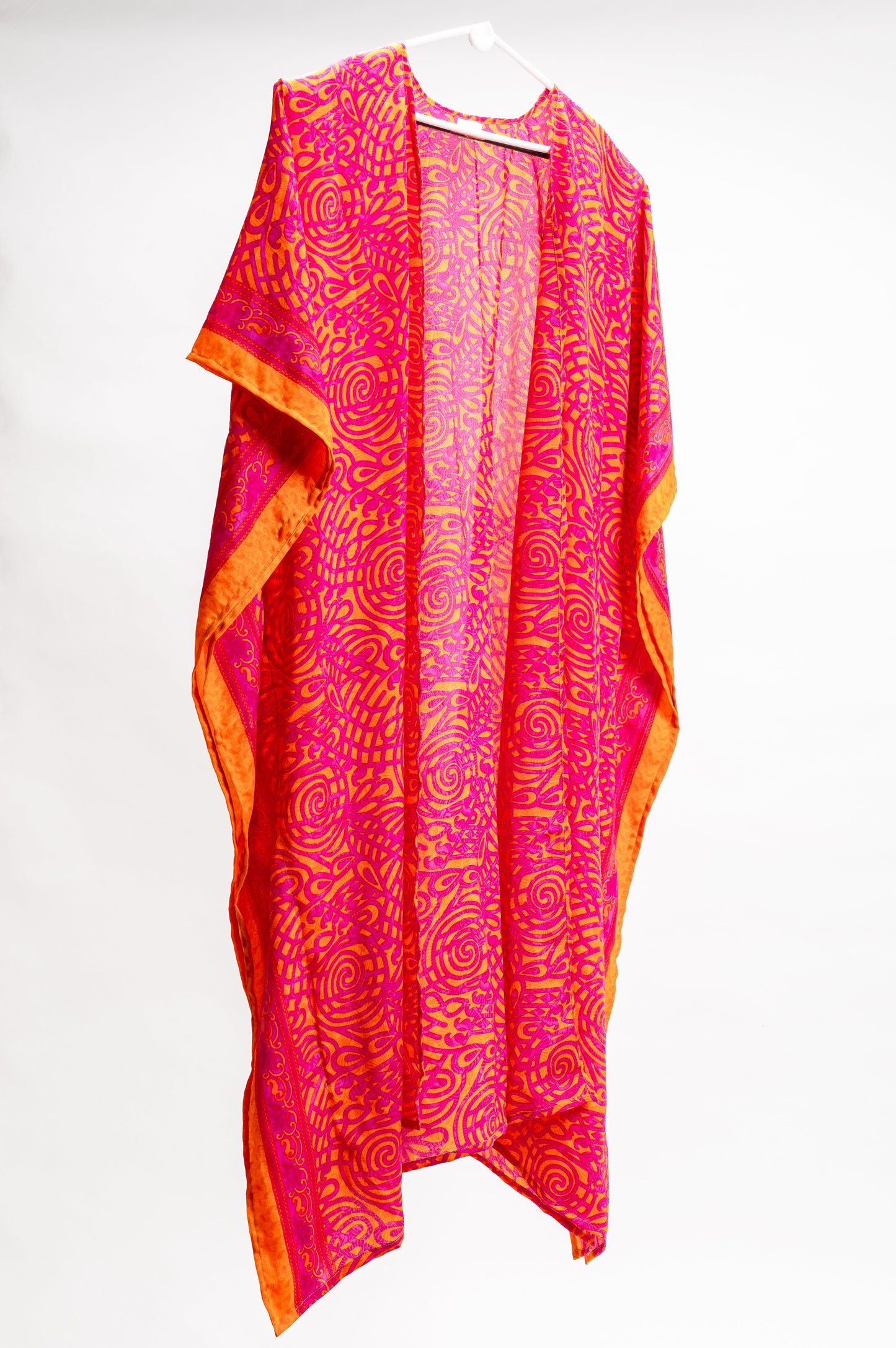 Aura wrap kimono - Bold Pink