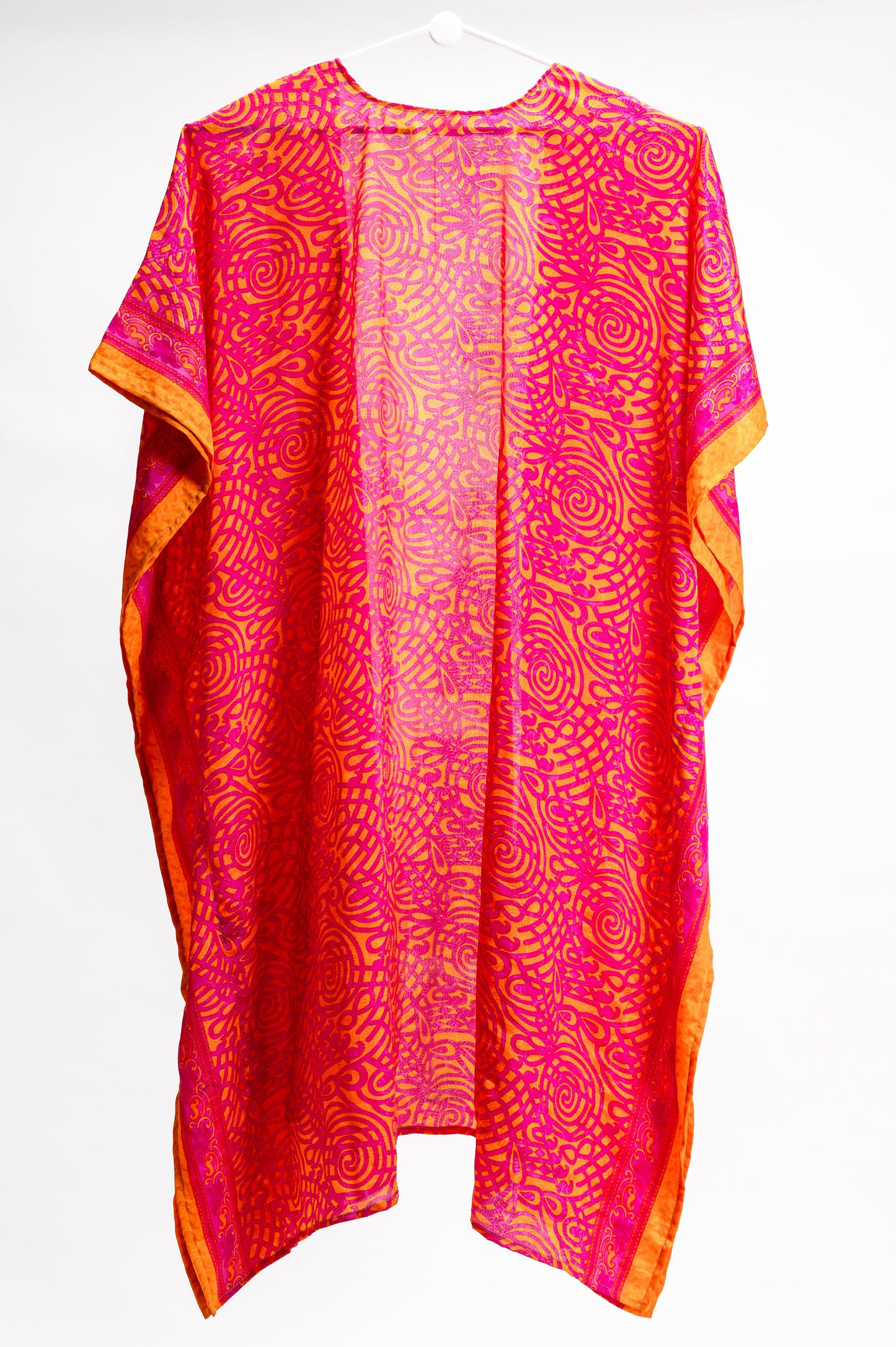 Aura wrap kimono - Bold Pink