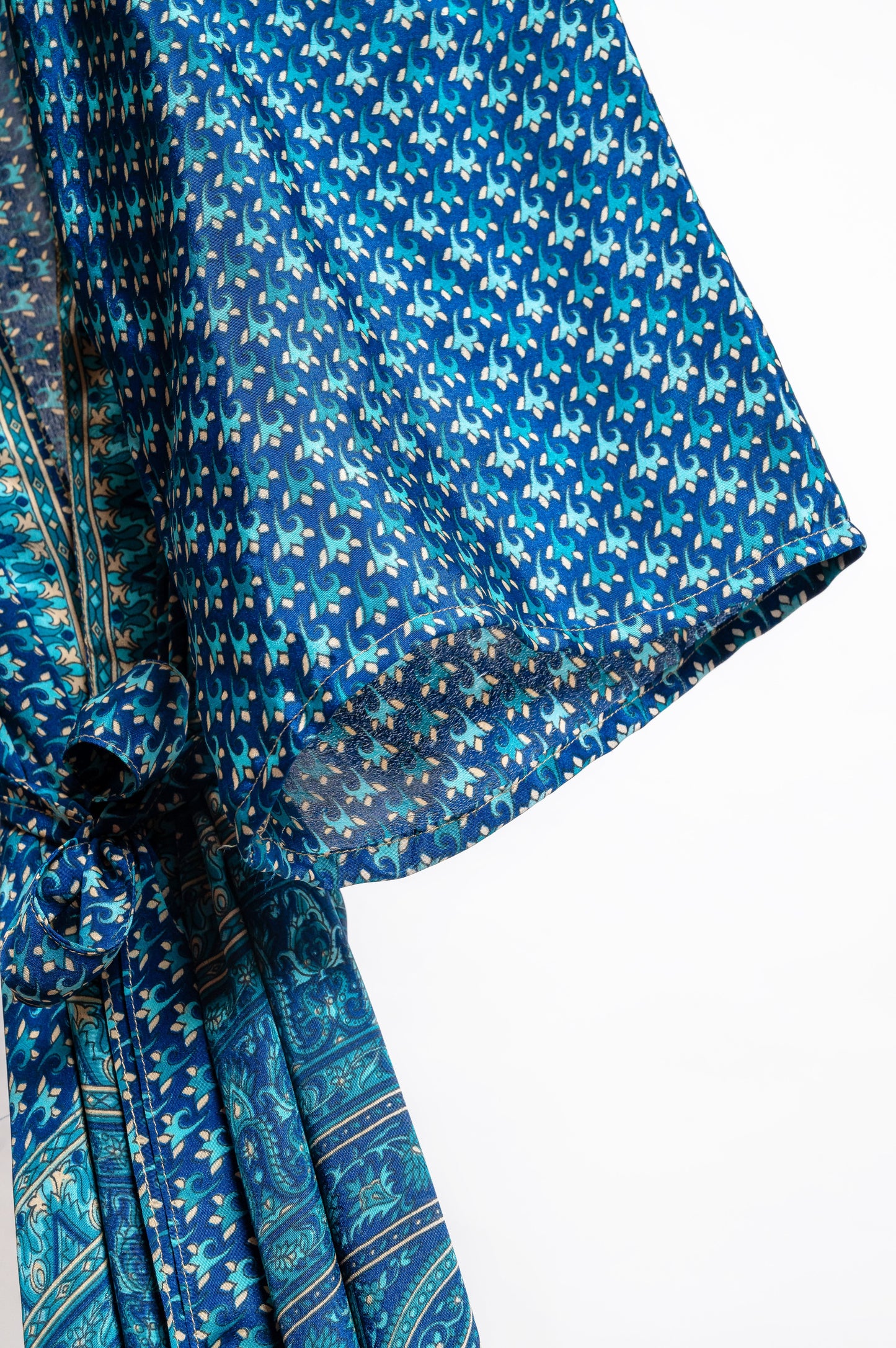 Moonflow robe-kimono - Sunset Blue